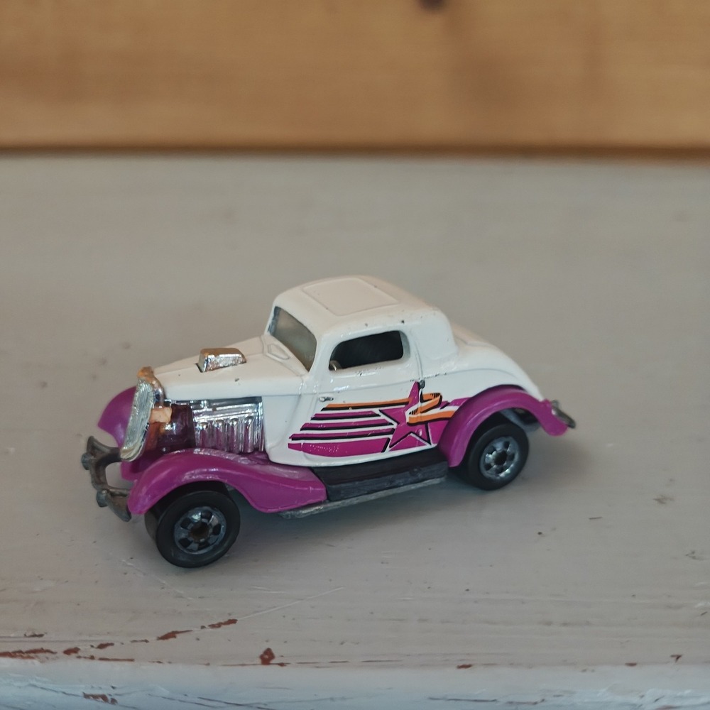 Hot Wheels '34 Ford Coupe Roadster Rare Color 1979 Vintage 70s Purple